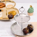 Axyaa Stainless Steel 3-Layer Cake Tray & Dessert Stand - Elegant Table Display Stand