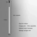 Axyaa Modern Luxury Stair LED Chandelier Pendant Light Minimalism Acrylic Droplight