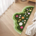 Axyaa Fluffy Nordic Style Irregular Shape Carpet for Bedroom and Living Room