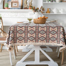 Axya American Floral Jacquard Bohemian Table Cloth - Thick, Stylish Table Cover