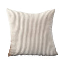 Axyaa White Velvet & Corduroy Cushion Covers for Stylish Home Decor