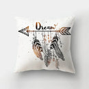 Axyaa Cartoon Dogs Landscape Cushion Cover - 45x45cm Sofa Home Decor