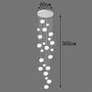 Axyaa Nordic Pendant Chandelier for Dining Room and Living Room Lighting