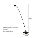 Axyaa Modern Minimalist Fishing Rod Floor Lamp - Long Pole LED Spotlight