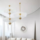 Axyaa Lotus Leaf Chandelier Pendant Lights for Elegant Home Decor