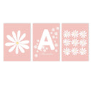 Axyaa Daisy Custom Name Poster for Baby Girl Nursery Wall Decor