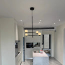 Axyaa Nordic Metal Chandelier Glass Pendant Light