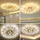 Axyaa Crystal Ceiling Light Tree Branch Modern Minimalist American Style