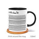 Axyaa Hidden Message Coffee Mug - Funny Ceramic You Keep Me Sane Cup