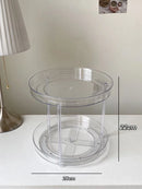 Axyaa Rotating Acrylic Cosmetic Storage Organizer Box for Makeup and Skincare