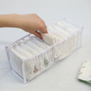 Axyaa Socks & Underwear Storage Box - Foldable Drawer Organizer for Closet