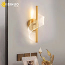 Axyaa Tricolor Acrylic LED Wall Sconces for Living Room & Hotel Hallway