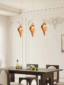 Axyaa French Gypsum Conch Pendant Lamp - Wabi Sabi Style Bedroom & Living Room Lighting