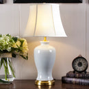 Axyaa Ceramic Table Lamp with Crackled Glaze Finish for Home Décor