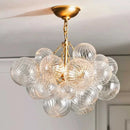 Axyaa Luxury LED Glass Chandelier for Living Room, Restaurant, Bedroom, Villa & Kitchen