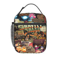 Axyaa Bill Cipher Insulated Lunch Bag - Cartoon Pyramid Thermal Cooler