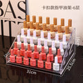 Axyaa Acrylic Nail Polish Organizer Jewelry Stand Manicure Storage - 7 Layers Display Shelf
