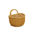 Axyaa Imitation Rattan Kitchen Storage Basket Brown with Handle