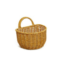 Axyaa Imitation Rattan Kitchen Storage Basket Brown with Handle