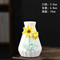 Axyaa Ceramic Mini Flower Pot Vase for Hydroponics & Aromatherapy Décor