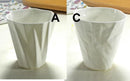 Axyaa White Bone  Coffee Mug, Novelty Geek Design, Porcelain Espresso Cup