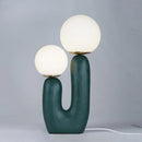 Nordic Glass Desk Lamp Axyaa LED Table Light Original Design Bedroom Study Resin Body