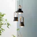Axyaa Colorful Pendant Lights - Modern Metal Single Head Suspension Luminaire