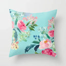 Axyaa Flower Pattern Decorative Art Pillowcase 45*45 Throw Pillows Home Decor