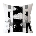 Axyaa Art Pattern Throw Pillow Case for Home Sofa Seat Room Decor
