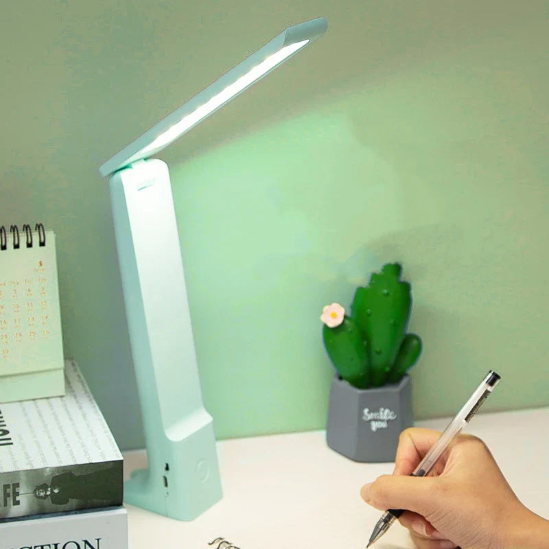 Axya LED Reading Lamp: Dimmable Touch, 3 Colors, USB Rechargeable