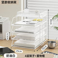 Axyaa Stackable File Box Organizer for A4 Documents & Bathroom Storage Tray