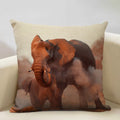 Axyaa Elephant Pattern Decorative Cushion Cover 45x45cm