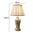 Axyaa Ceramic Desk Lamp: Luxury Classical Table Light for Bedroom, Living Room & Home Décor
