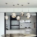 Axyaa Geometric LED Lava Pendant Light for Living Room, Bedroom, Bar