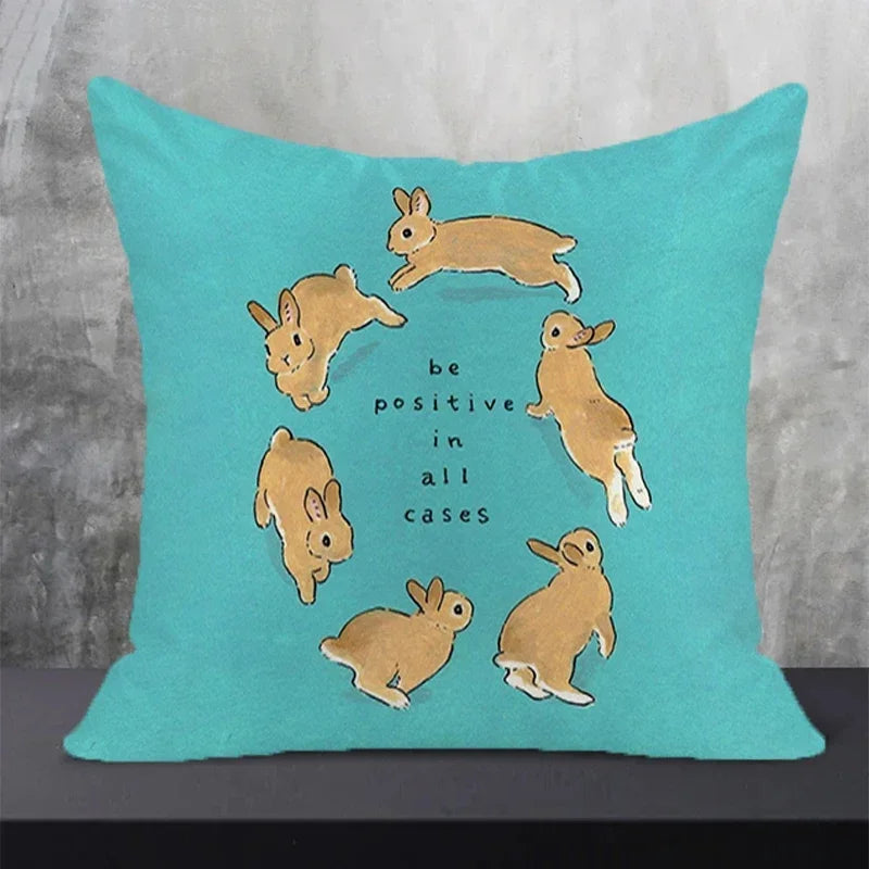 Axyaa Bunny Cushion Cover Set