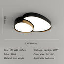 Axyaa Modern Round LED Ceiling Lamp Dimmable Lighting for Living Room Bedroom Study