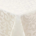 Axyaa Stain-Resistant Polyester Tablecloth: Easy Care Jacquard Dyeing for Home Banquets & Parties