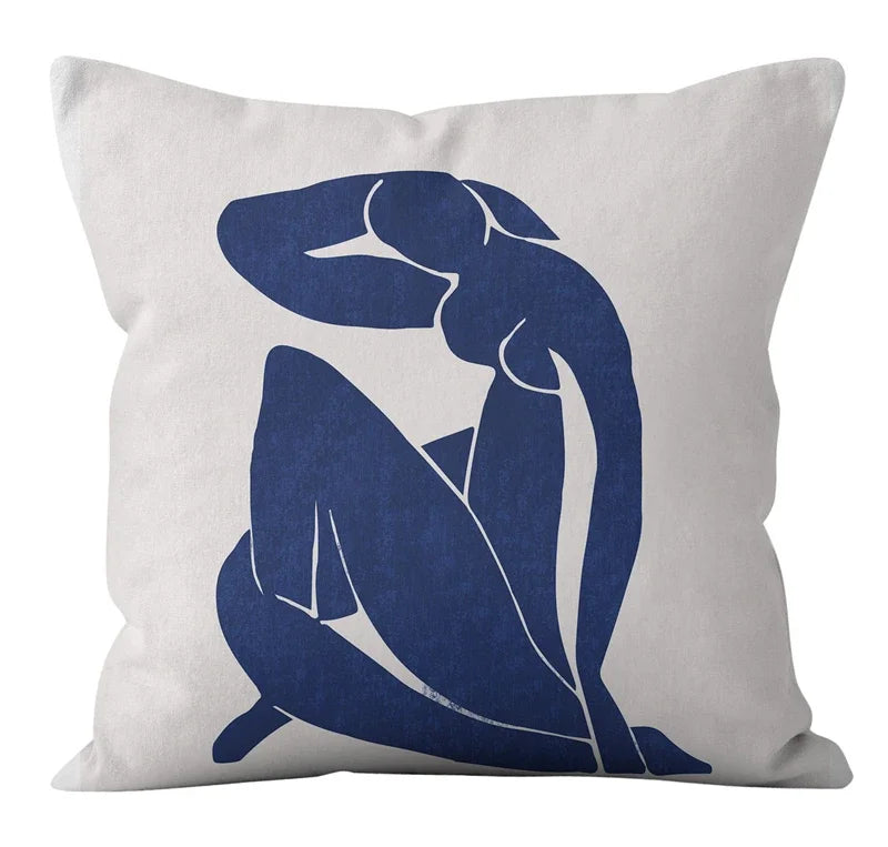 Nordic Abstract Geometric Lines Pillowcase for Home Decor - Axyaa