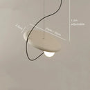Axyaa Modern Circular Magnetic Pendant Lights for Living Room & Bedroom