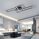 Axyaa Modern Black LED Ceiling Light for Stylish Bedroom and Living Room