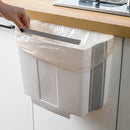 Axyaa Hanging Folding Trash Can for Kitchen Cabinet Door Sorting and Storage