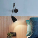 Axyaa Modern Foldable Reading Wall Light with Extendable Long Pole
