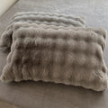 Axyaa Light Luxury Rabbit Plush Pillowcase - Soft Bunny Cushion Cover