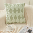 Axyaa Rabbit Hair Pillowcase: Prismatic Decor Sofa Throw Cushion Cover