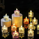 Axyaa LED Crystal Candle Light for Home Decoration, Parties, and Holidays