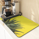 Axyaa Cactus Silicone Coasters Set for Kitchen Table - Absorbent Drying Mat