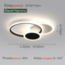 Axyaa Luxury Ceiling Lamp: Nordic Modern Minimalist Bedroom Light