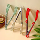 Axyaa Stainless Steel Non-Slip Food Tongs for Cooking and Serving Buffet