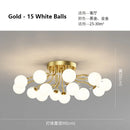 Axyaa Nordic LED Magic Bean Ceiling Light for Cozy Living & Dining Spaces