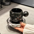 Axyaa Meteorite Ceramic Coffee Cup 300ml Mug Breakfast Dish Tableware Home Utensils